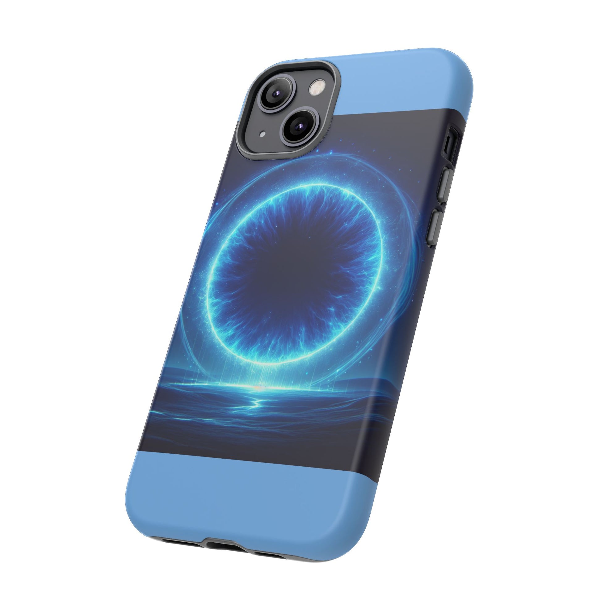 Blue Galaxy Phone Case, Tough Phone Cover, Cosmic Protection Case, Space Design, Gift for Space Lovers