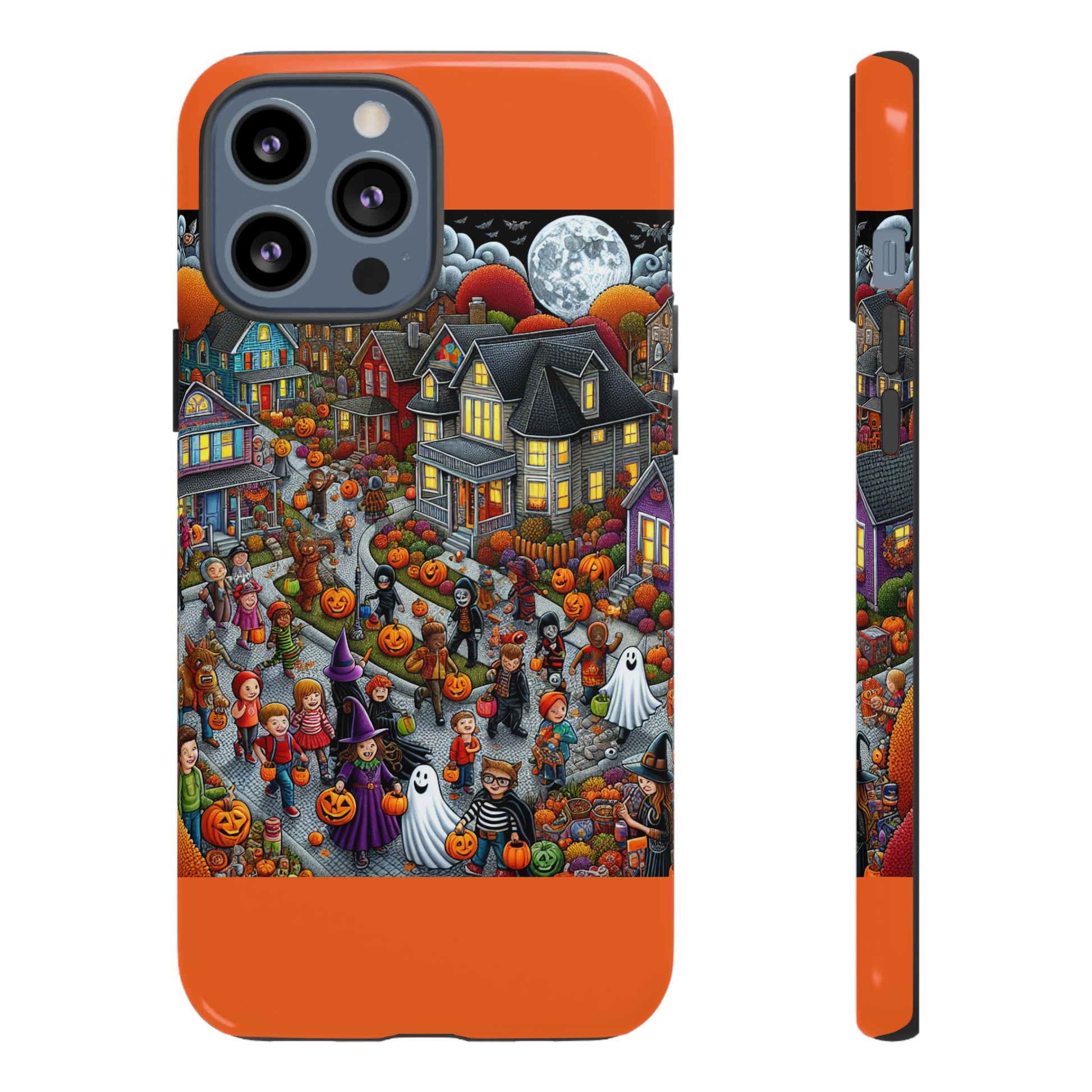 Halloween Phone Case, Tough Cases for Spooky Season, Fall Decor, Trick or Treat, Pumpkin Lovers, Ghost Design