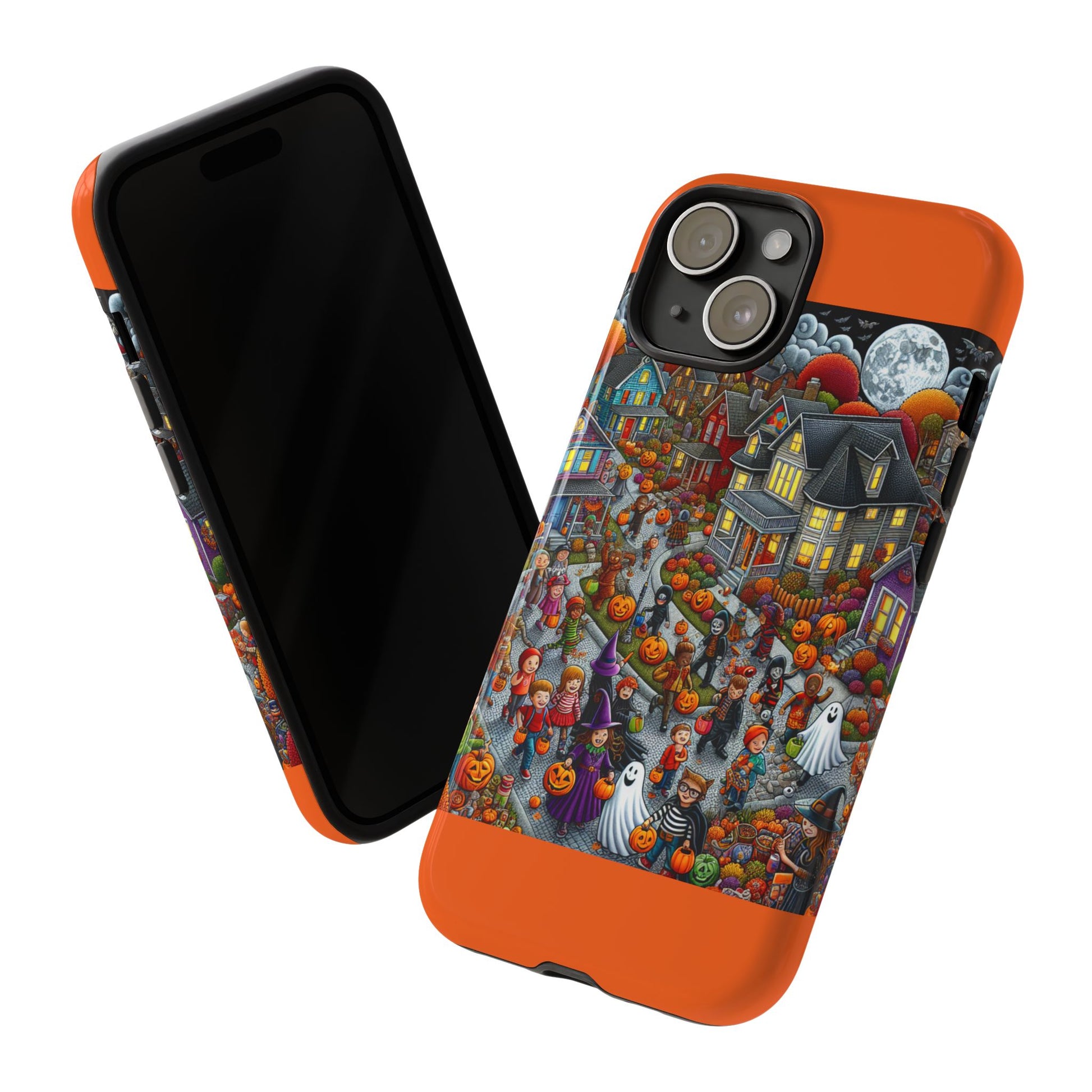 Halloween Phone Case, Tough Cases for Spooky Season, Fall Decor, Trick or Treat, Pumpkin Lovers, Ghost Design