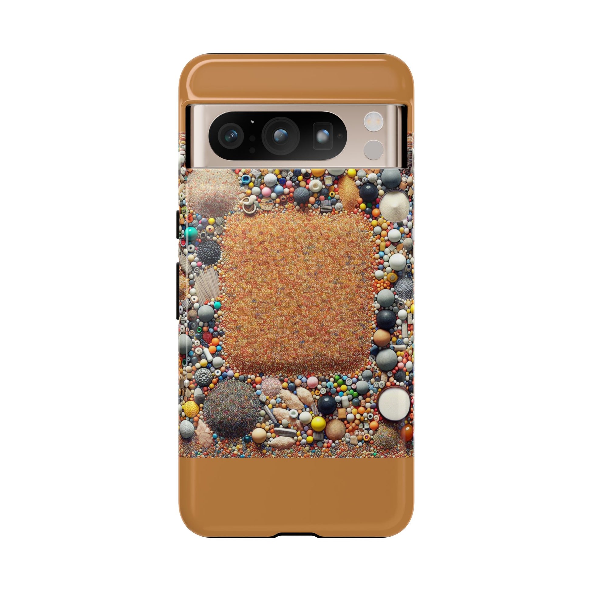 Colorful Phone Case with Unique Texture, Tough Case, Phone Accessory, Trendy Design, Gift for Tech Lovers, Durable Protection