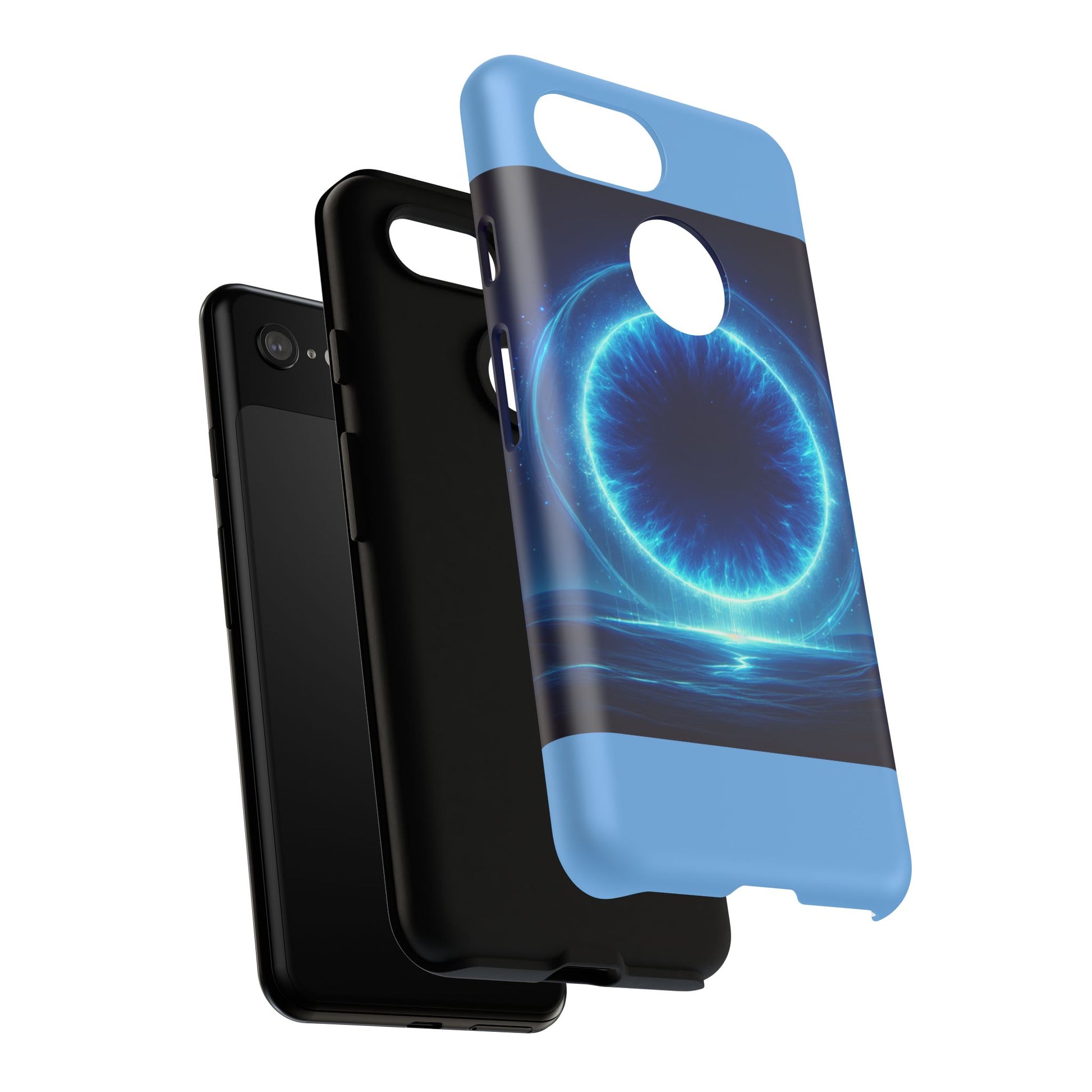 Blue Galaxy Phone Case, Tough Phone Cover, Cosmic Protection Case, Space Design, Gift for Space Lovers