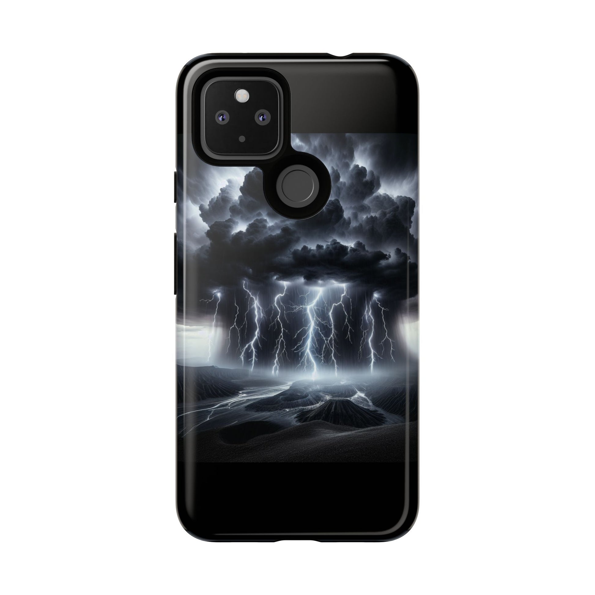 Tough Cases for the Bold: Stormy Thunder Phone Case, Lightning Protection, Durable Cover for Adventurers, Unique Gift for Nature [...]