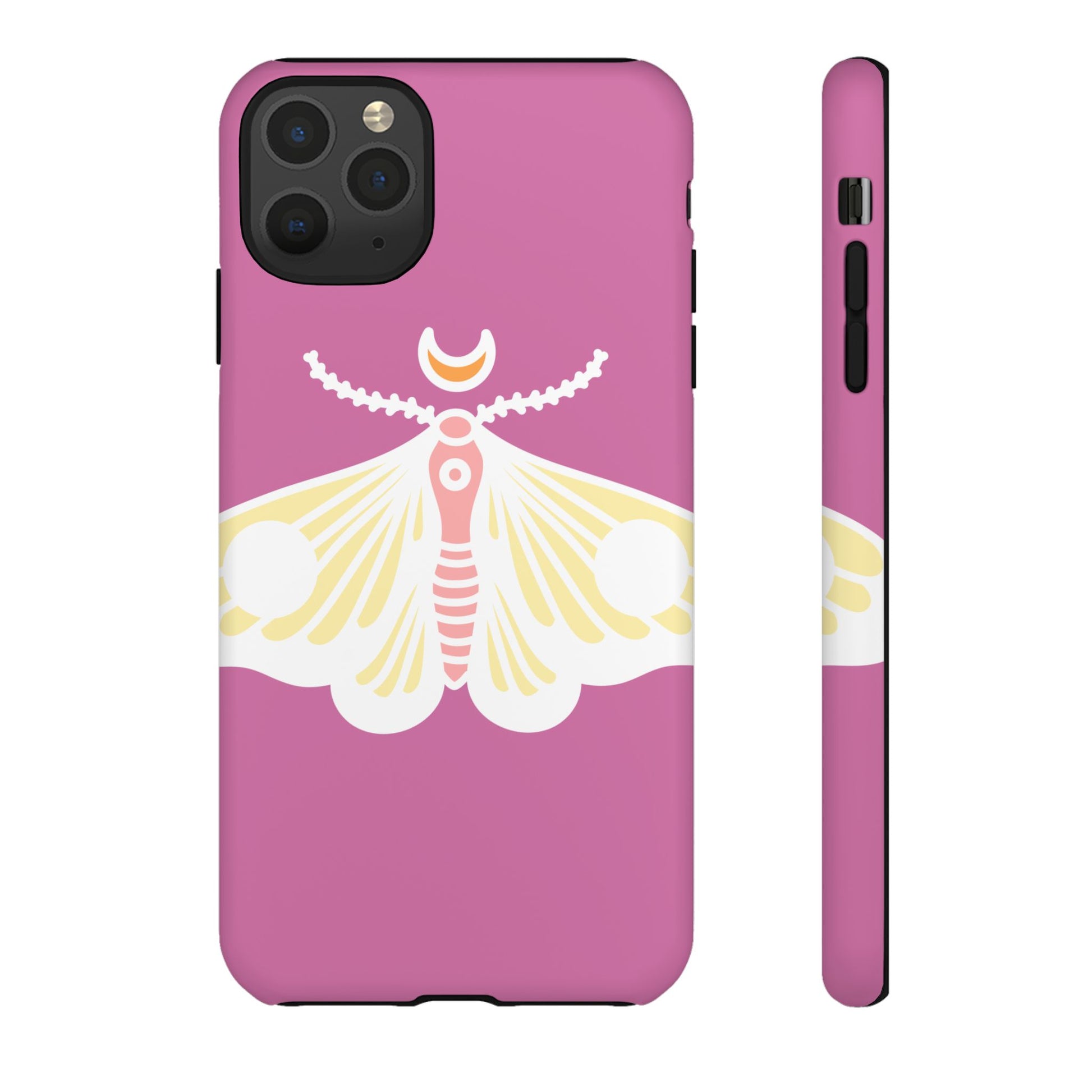 Colorful Moth Phone Case | Tough Cases for iPhone, Unique Gift, Nature Lovers, Boho Style, Trendy Accessories