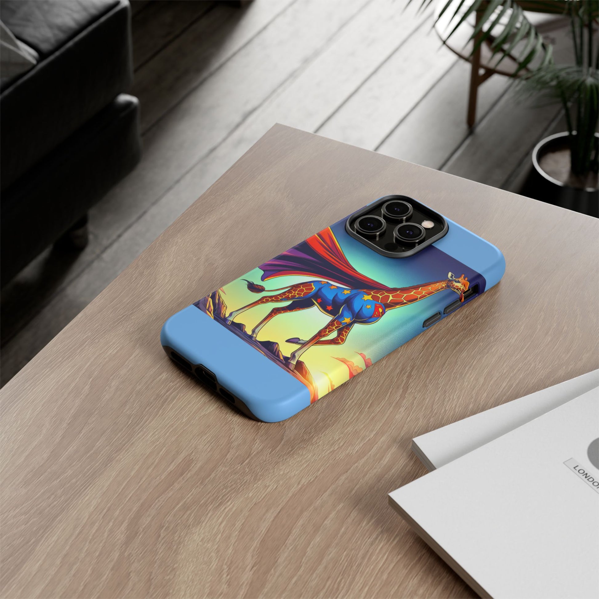 Superhero Giraffe Phone Case | Tough Cases, Unique Gifts, Animal Lover Accessories, Fun Tech Protectors, Cute Phone Covers, Birthday Gift
