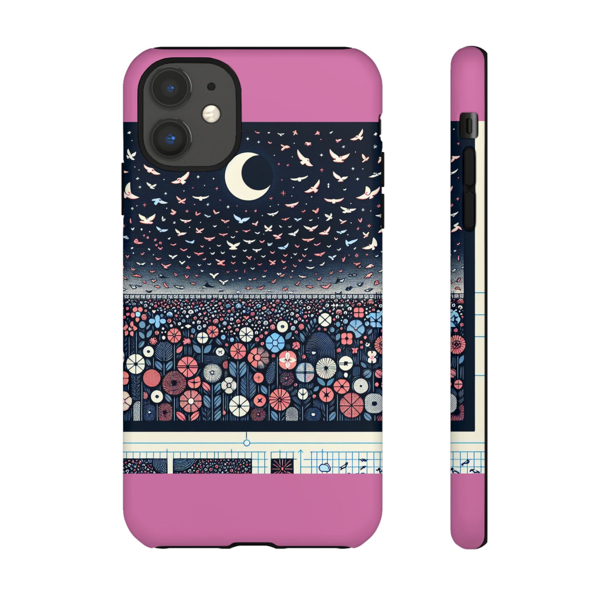 Floral Phone Case, Tough Cases for iPhone, Nature-Inspired Design, Gift for Her, Stylish Protection, Trending Accessory