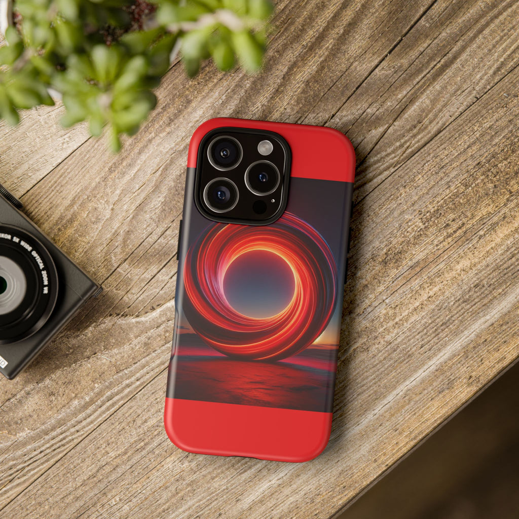 Vibrant Phone Case with Abstract Design, Tough Cases for Tech Lovers, Sleek Protection, Gift for Friends, Customizable Mobile Accessory
