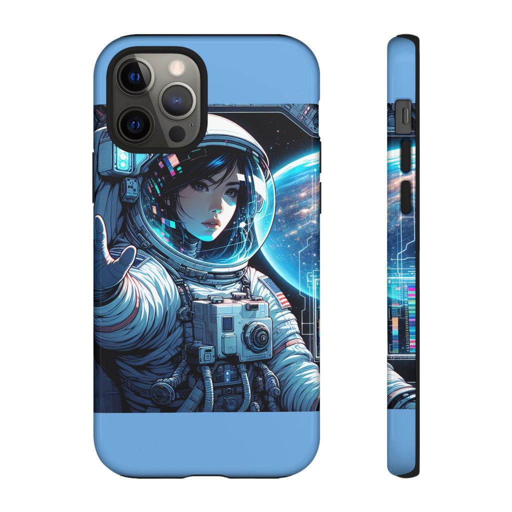 Astronaut Phone Case, Space-Themed Tough Case, Unique Gift for Science Lovers, Trendy Protection for Smartphones, Cool Tech Accessories