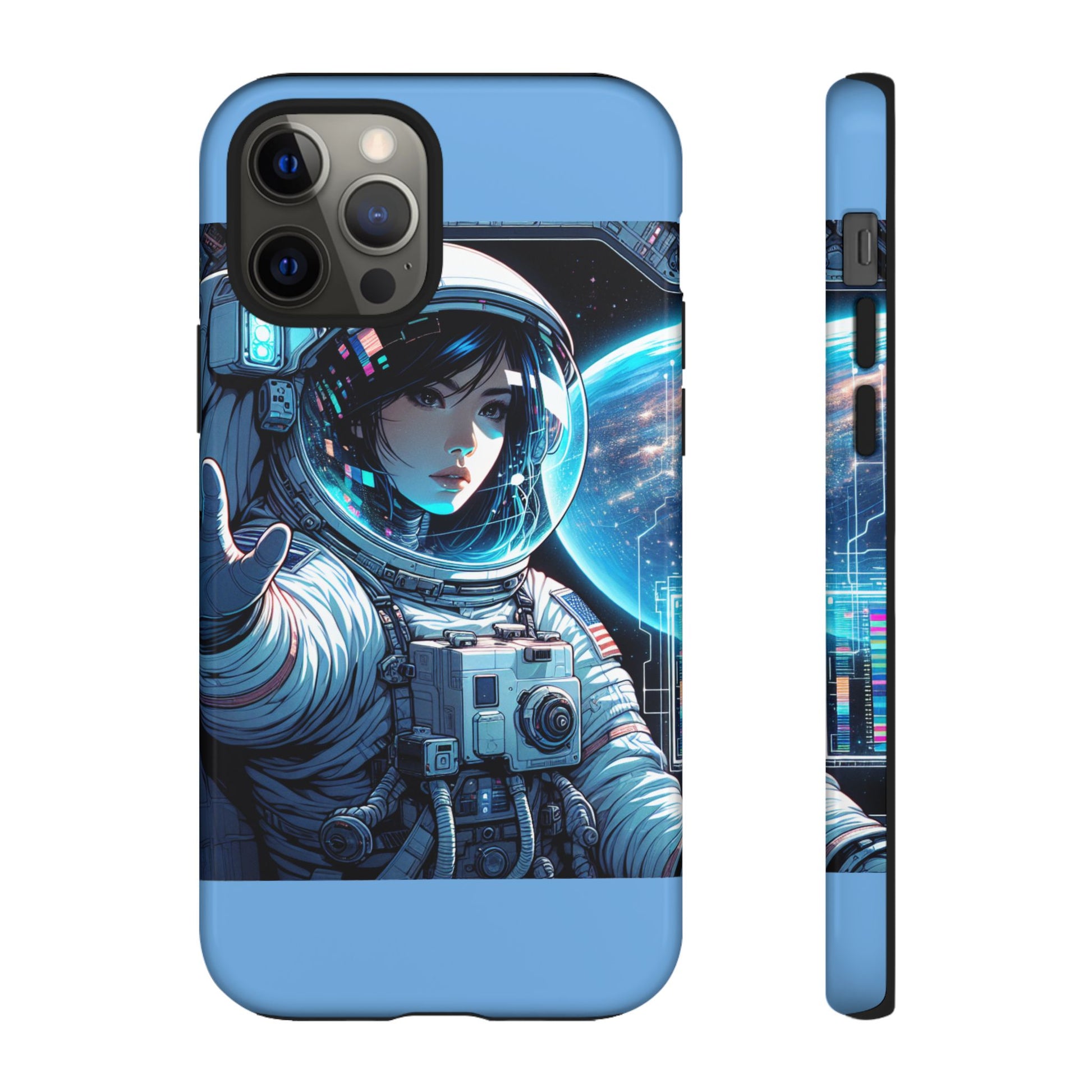 Astronaut Phone Case, Space-Themed Tough Case, Unique Gift for Science Lovers, Trendy Protection for Smartphones, Cool Tech Accessories