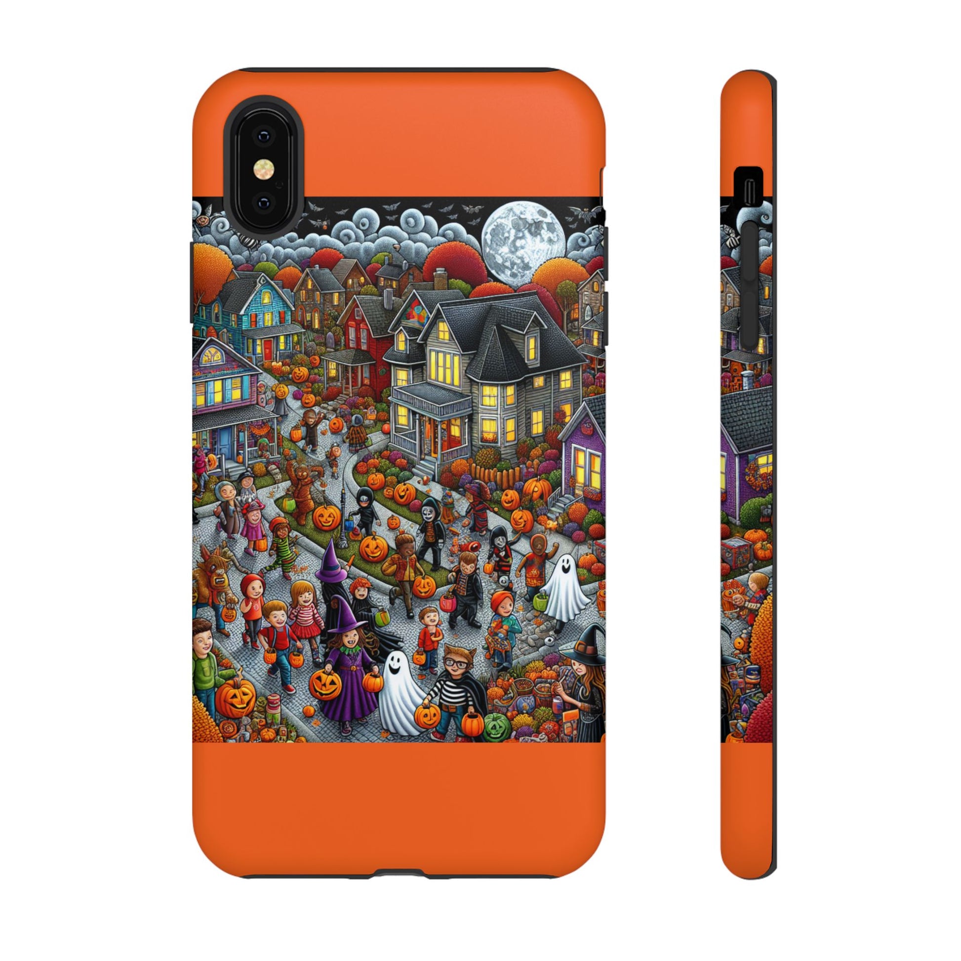 Halloween Phone Case, Tough Cases for Spooky Season, Fall Decor, Trick or Treat, Pumpkin Lovers, Ghost Design