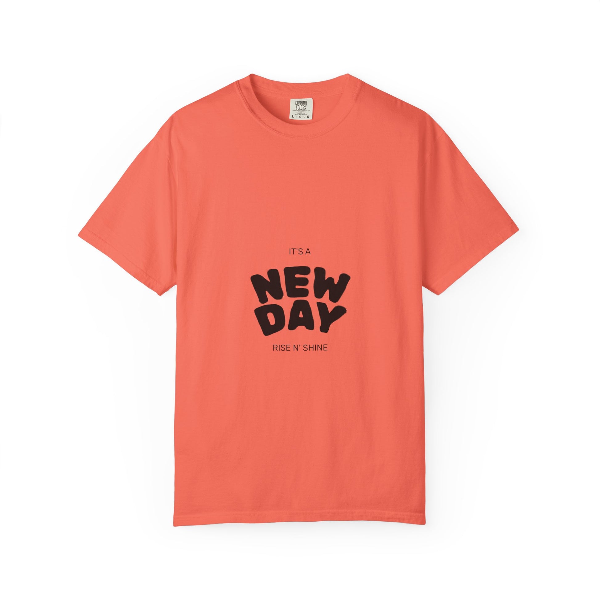 Inspirational Garment-Dyed T-Shirt, Unisex Motivational Tee, Casual Daily Wear, Gift for New Beginnings, Encouragement Apparel