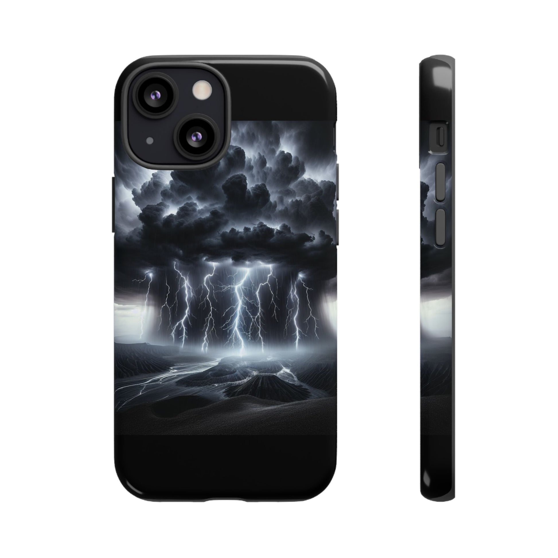 Tough Cases for the Bold: Stormy Thunder Phone Case, Lightning Protection, Durable Cover for Adventurers, Unique Gift for Nature [...]