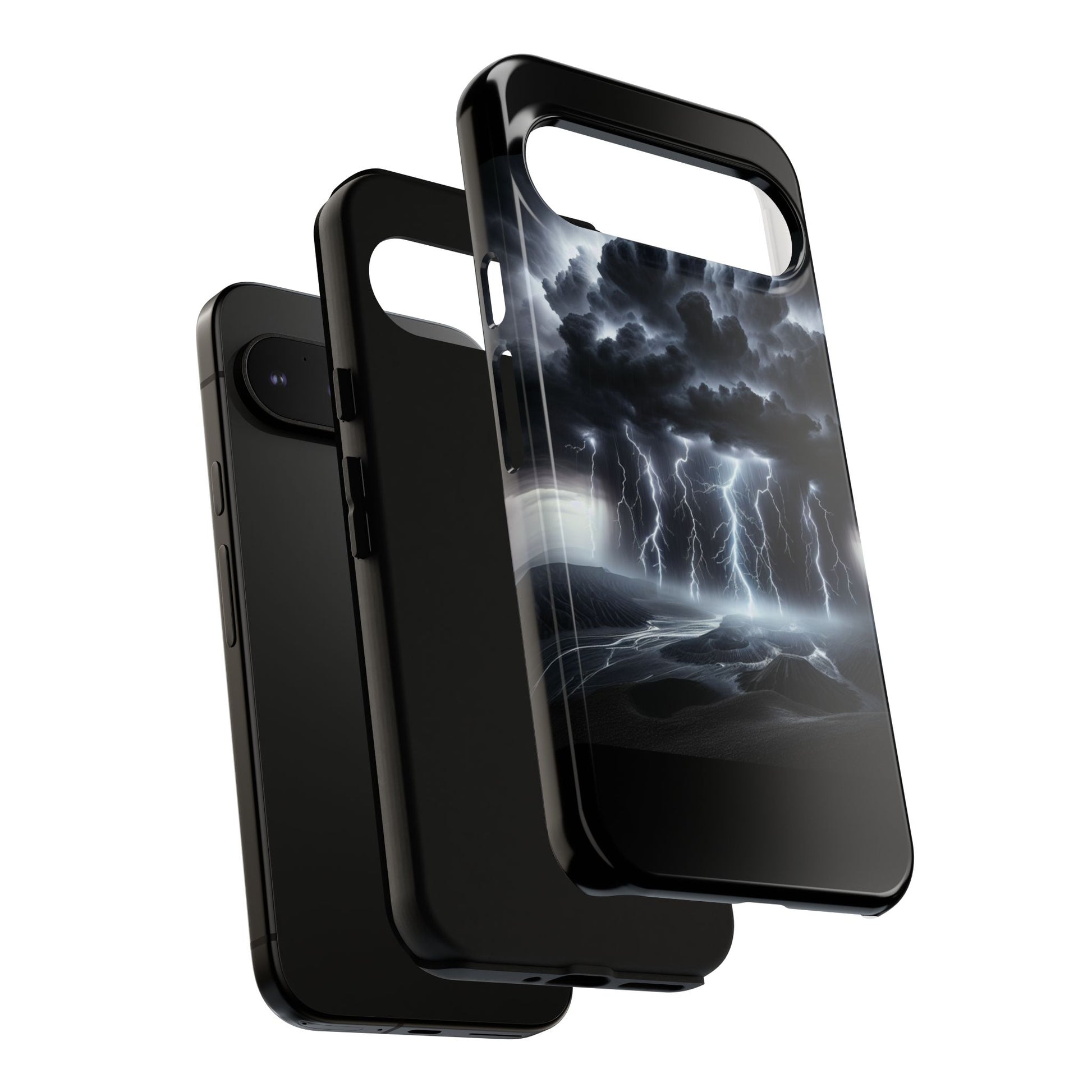 Tough Cases for the Bold: Stormy Thunder Phone Case, Lightning Protection, Durable Cover for Adventurers, Unique Gift for Nature [...]