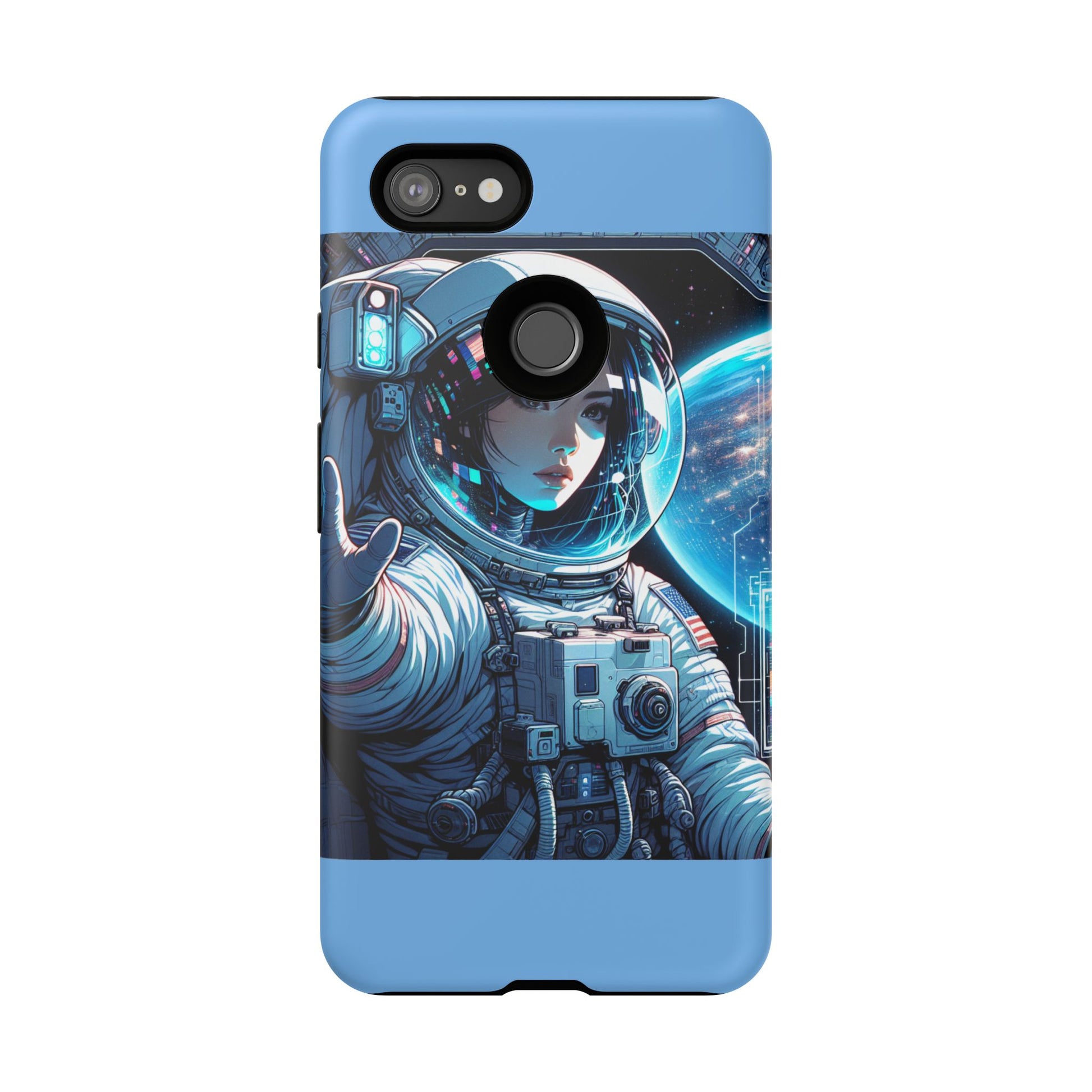 Astronaut Phone Case, Space-Themed Tough Case, Unique Gift for Science Lovers, Trendy Protection for Smartphones, Cool Tech Accessories