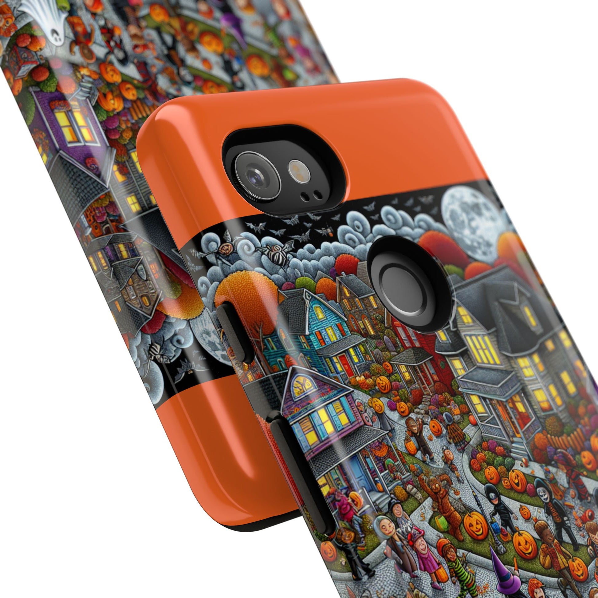 Halloween Phone Case, Tough Cases for Spooky Season, Fall Decor, Trick or Treat, Pumpkin Lovers, Ghost Design