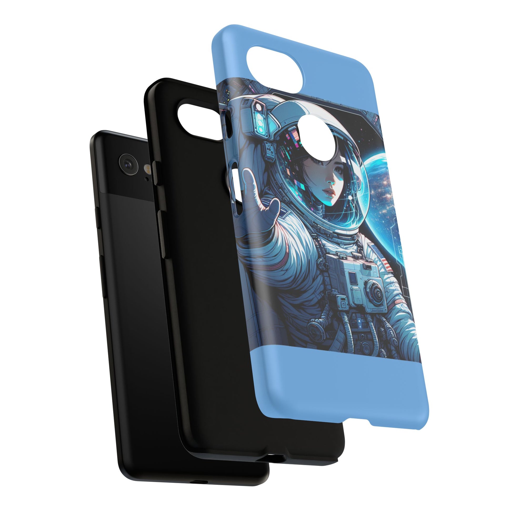 Astronaut Phone Case, Space-Themed Tough Case, Unique Gift for Science Lovers, Trendy Protection for Smartphones, Cool Tech Accessories
