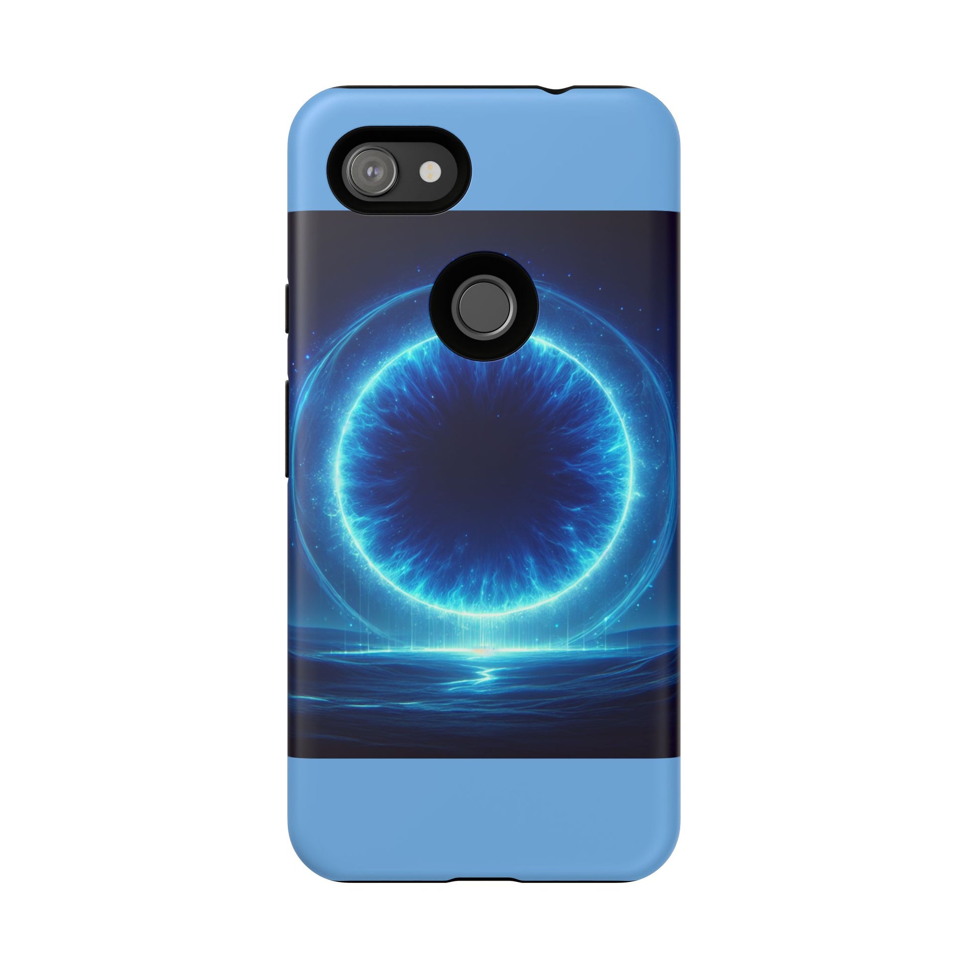 Blue Galaxy Phone Case, Tough Phone Cover, Cosmic Protection Case, Space Design, Gift for Space Lovers