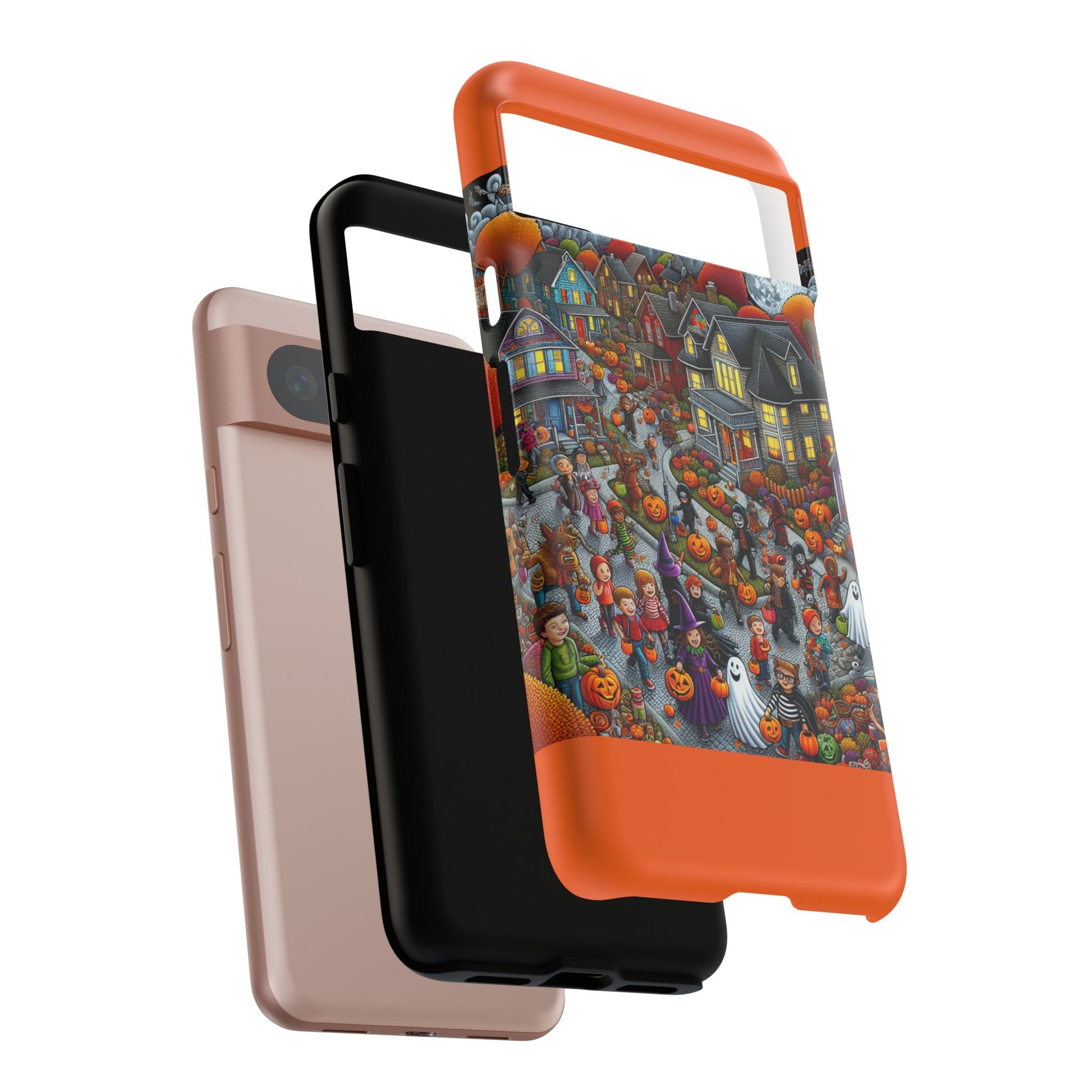 Halloween Phone Case, Tough Cases for Spooky Season, Fall Decor, Trick or Treat, Pumpkin Lovers, Ghost Design