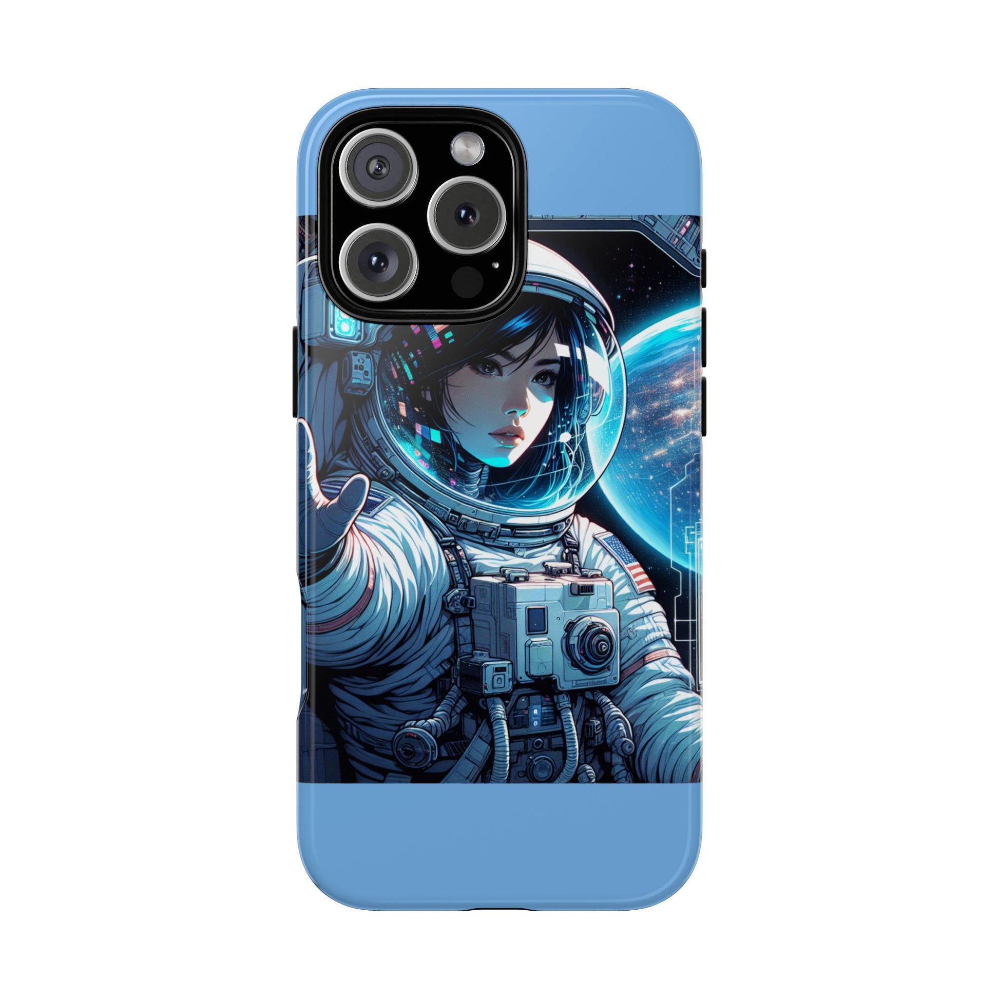 Astronaut Phone Case, Space-Themed Tough Case, Unique Gift for Science Lovers, Trendy Protection for Smartphones, Cool Tech Accessories