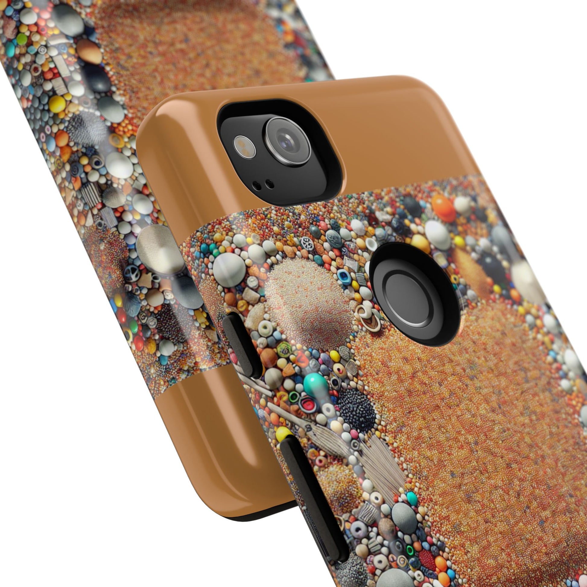 Colorful Phone Case with Unique Texture, Tough Case, Phone Accessory, Trendy Design, Gift for Tech Lovers, Durable Protection