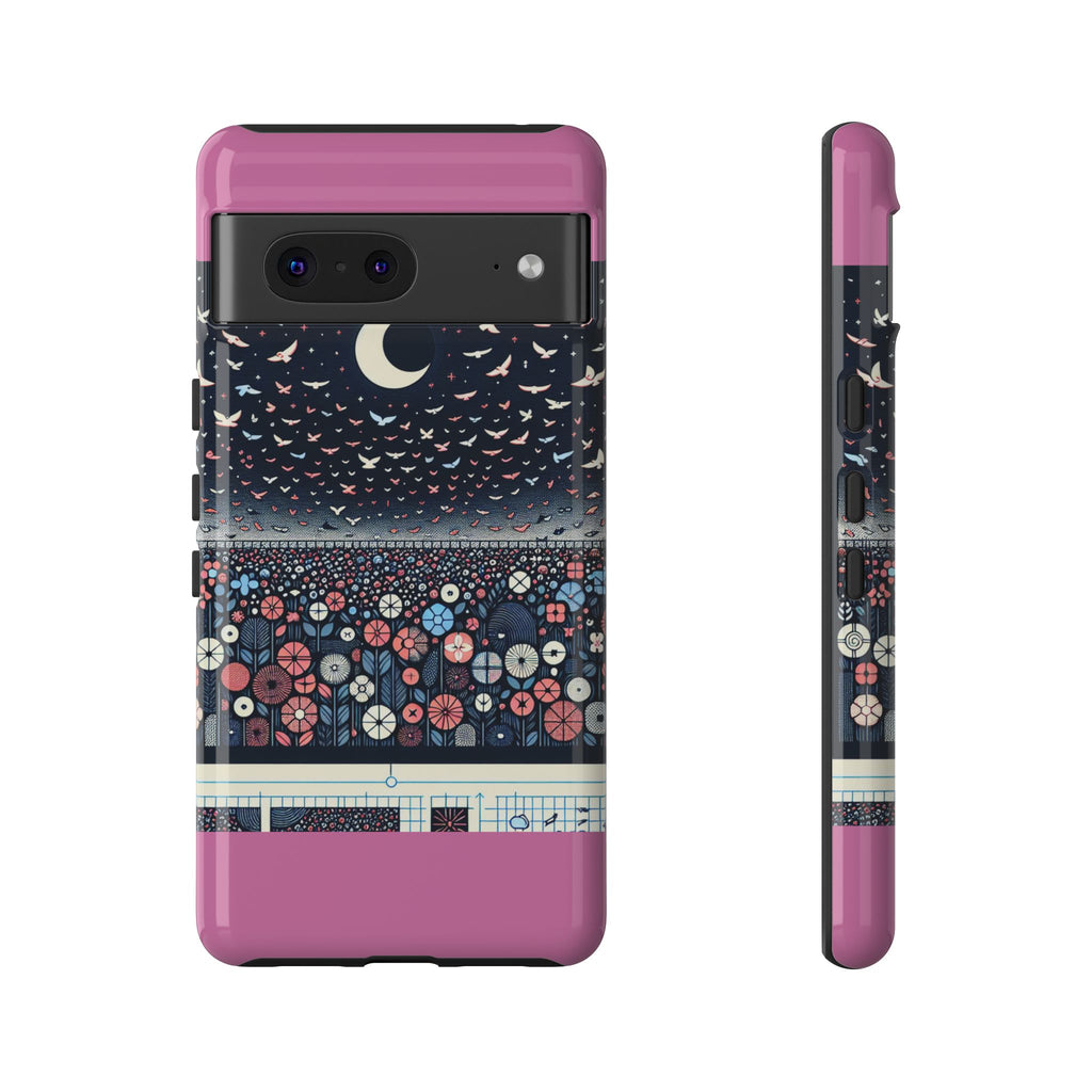 Floral Phone Case, Tough Cases for iPhone, Nature-Inspired Design, Gift for Her, Stylish Protection, Trending Accessory