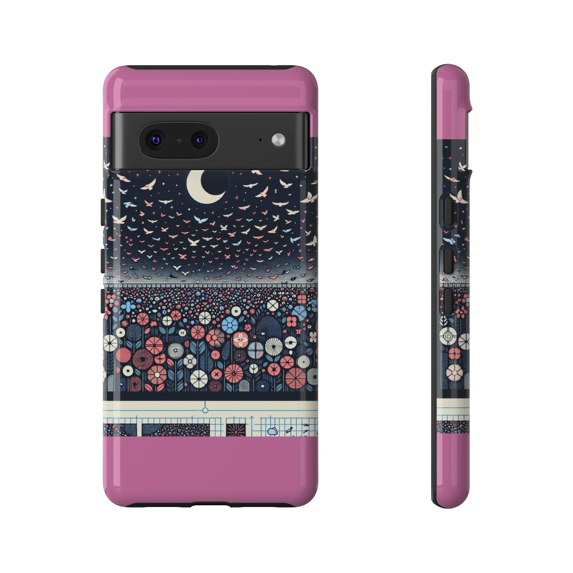 Floral Phone Case, Tough Cases for iPhone, Nature-Inspired Design, Gift for Her, Stylish Protection, Trending Accessory