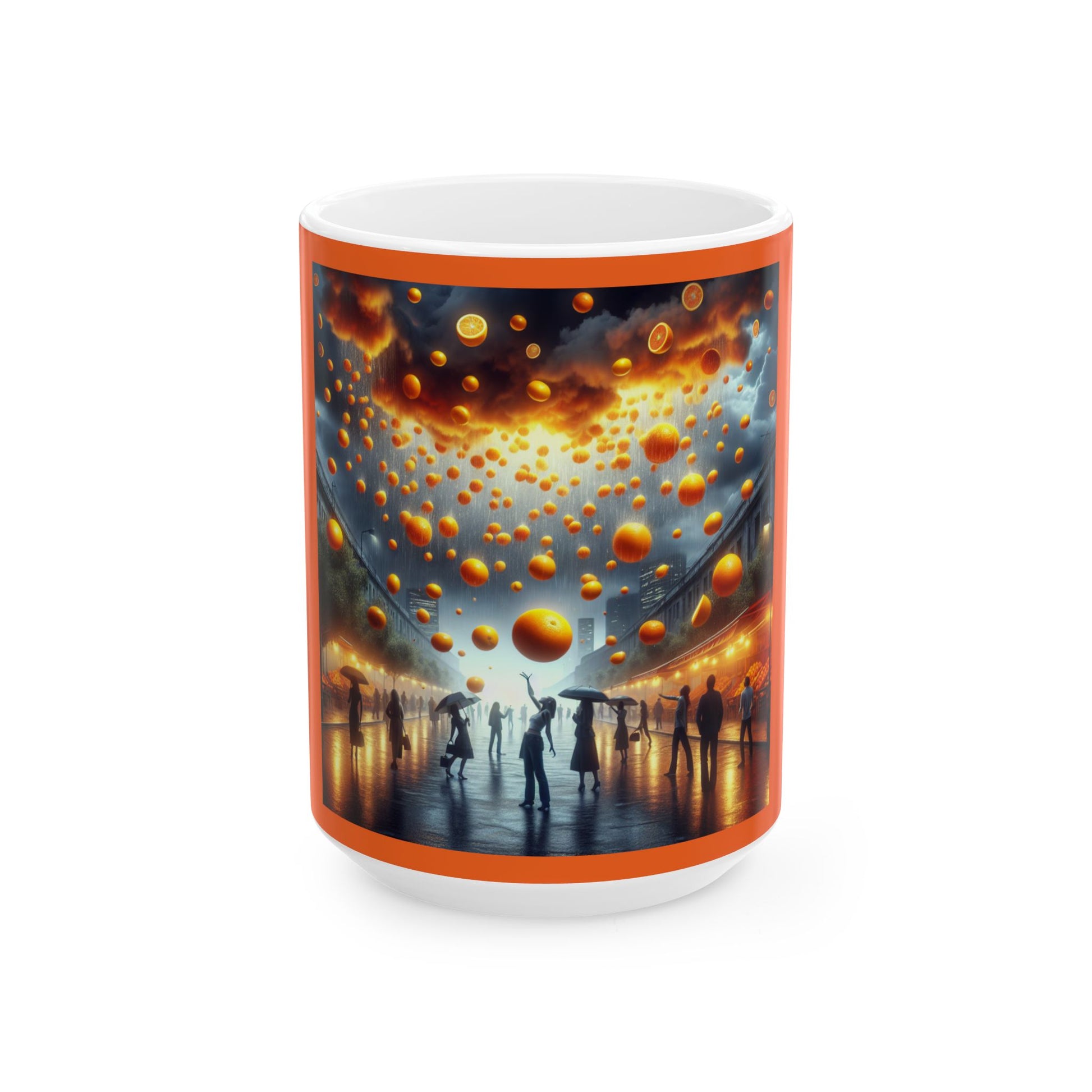 Ceramic Mug with Stunning Skyline Design - Perfect for Coffee Lovers, Gift for Friends, Home Decor, Unique Art Mug, Urban Vibe