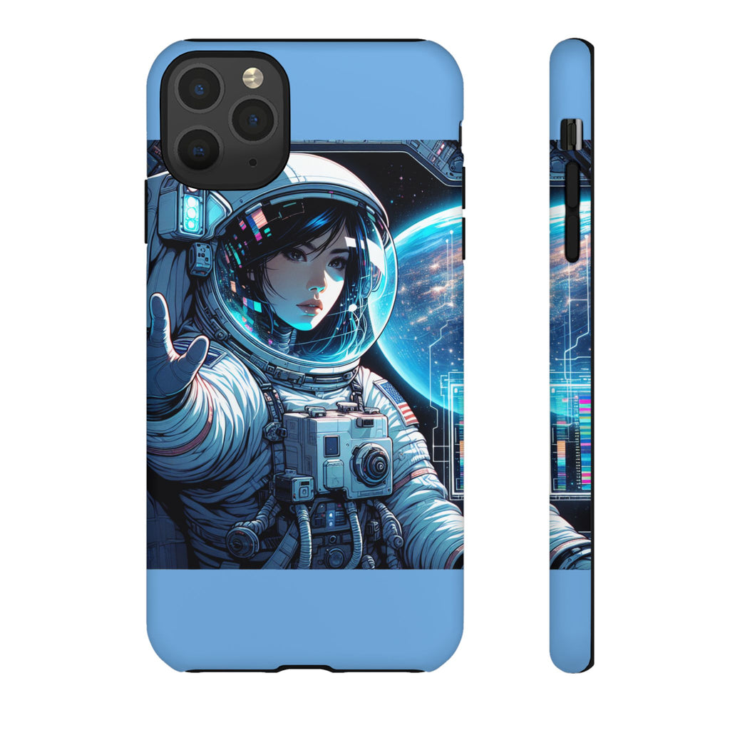 Astronaut Phone Case, Space-Themed Tough Case, Unique Gift for Science Lovers, Trendy Protection for Smartphones, Cool Tech Accessories