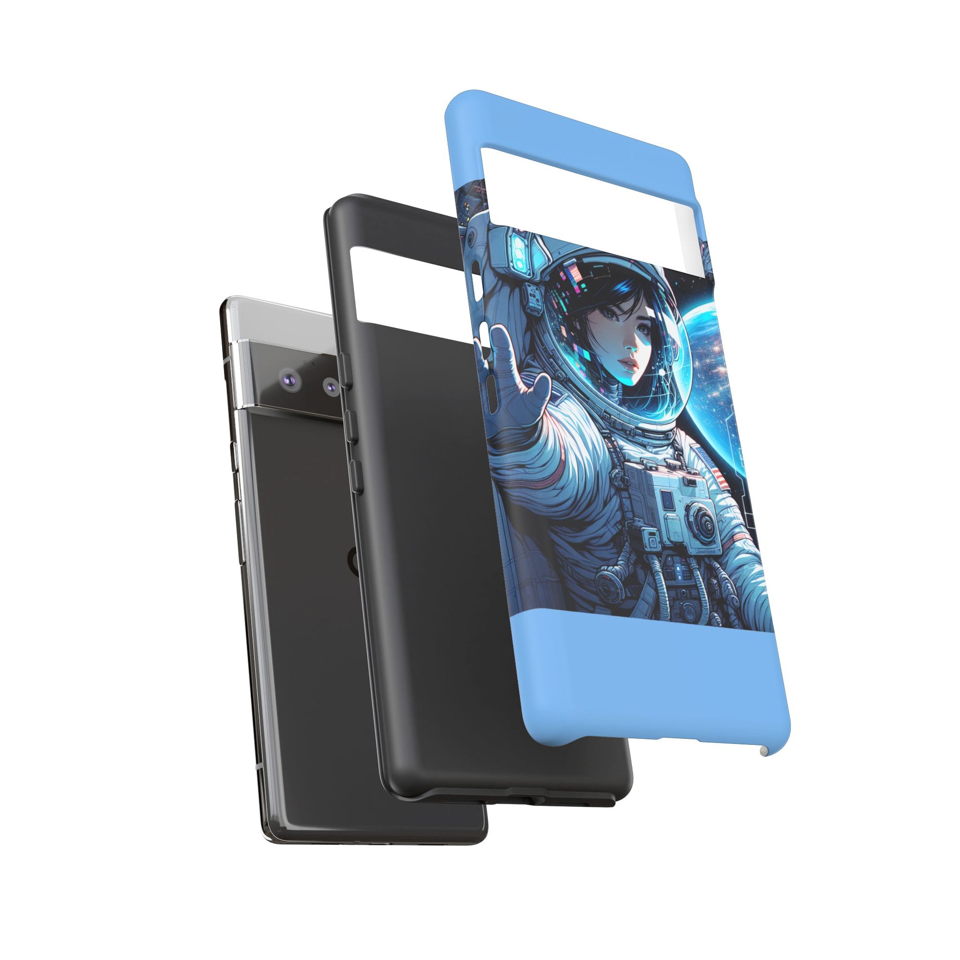 Astronaut Phone Case, Space-Themed Tough Case, Unique Gift for Science Lovers, Trendy Protection for Smartphones, Cool Tech Accessories