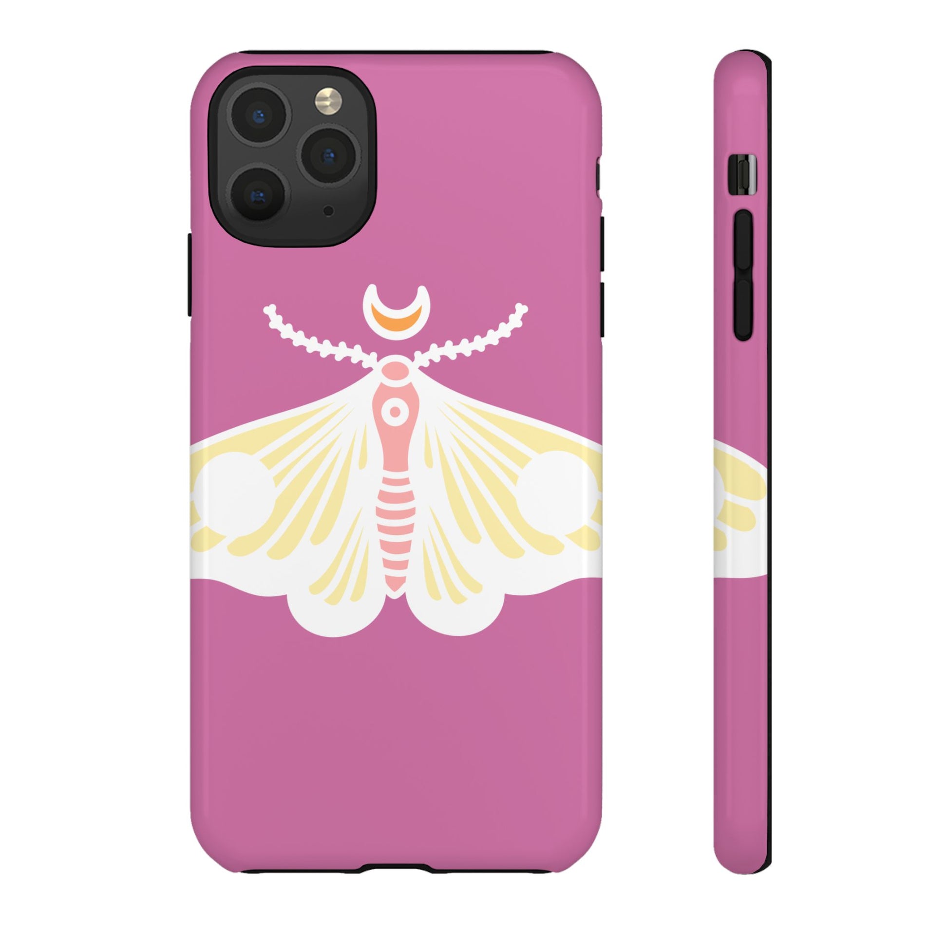 Colorful Moth Phone Case | Tough Cases for iPhone, Unique Gift, Nature Lovers, Boho Style, Trendy Accessories