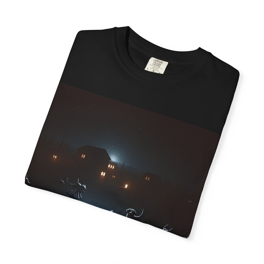 Mystical Night Dogs T-Shirt | Unisex Garment-Dyed Tee, Casual Shirt for Dog Lovers, Gift for Pet Owners, Animal Lover Apparel, [...]
