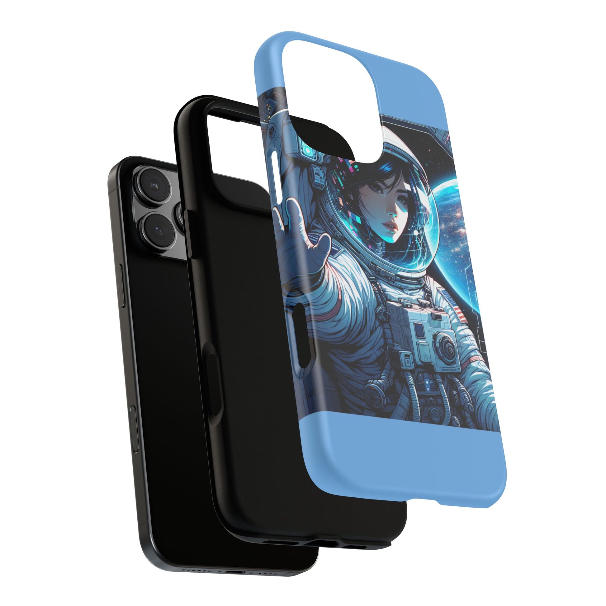 Astronaut Phone Case, Space-Themed Tough Case, Unique Gift for Science Lovers, Trendy Protection for Smartphones, Cool Tech Accessories