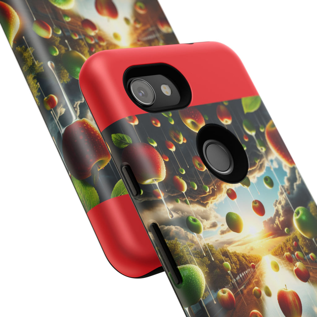 Vibrant Phone Case with Artistic Apple Design, Unique Gift for Art Lovers, Trendy Accessory for Any Occasion, Stylish Smartphone Cover