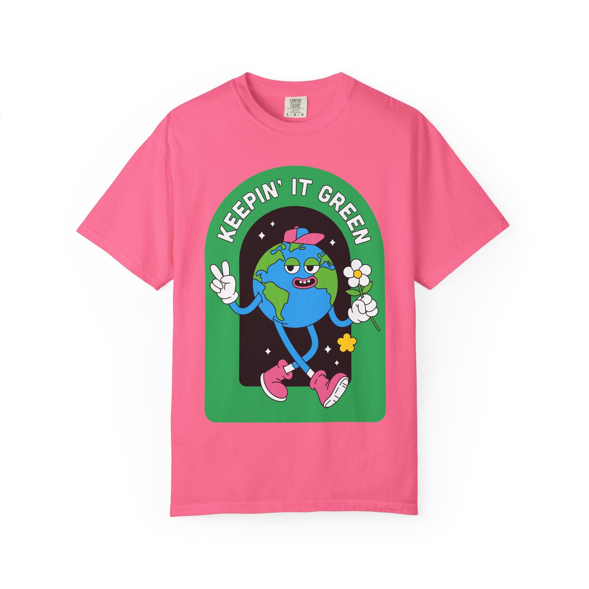 Eco-Friendly Graphic Tee, Keepin' It Green Shirt, Unisex Casual Wear, Gift for Earth Lovers, Sustainable Fashion Top