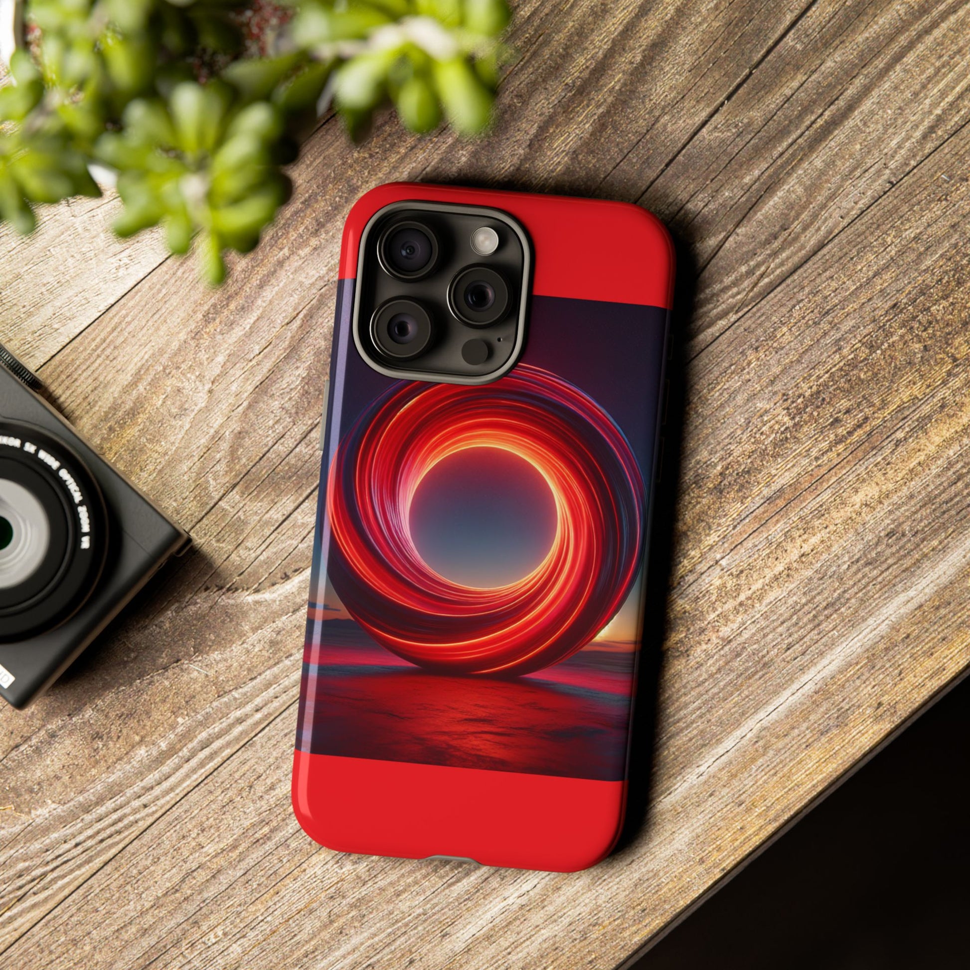 Vibrant Phone Case with Abstract Design, Tough Cases for Tech Lovers, Sleek Protection, Gift for Friends, Customizable Mobile Accessory