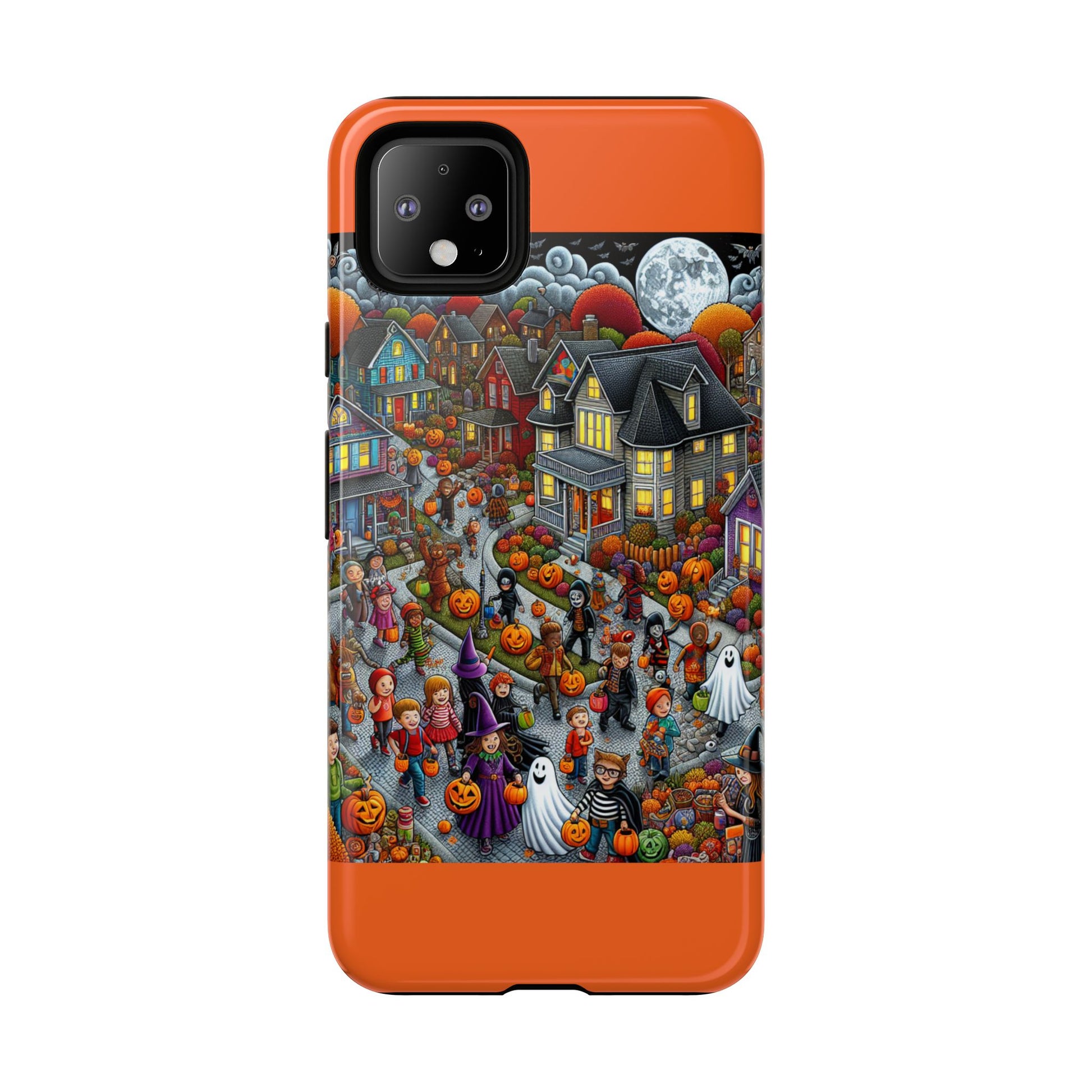 Halloween Phone Case, Tough Cases for Spooky Season, Fall Decor, Trick or Treat, Pumpkin Lovers, Ghost Design