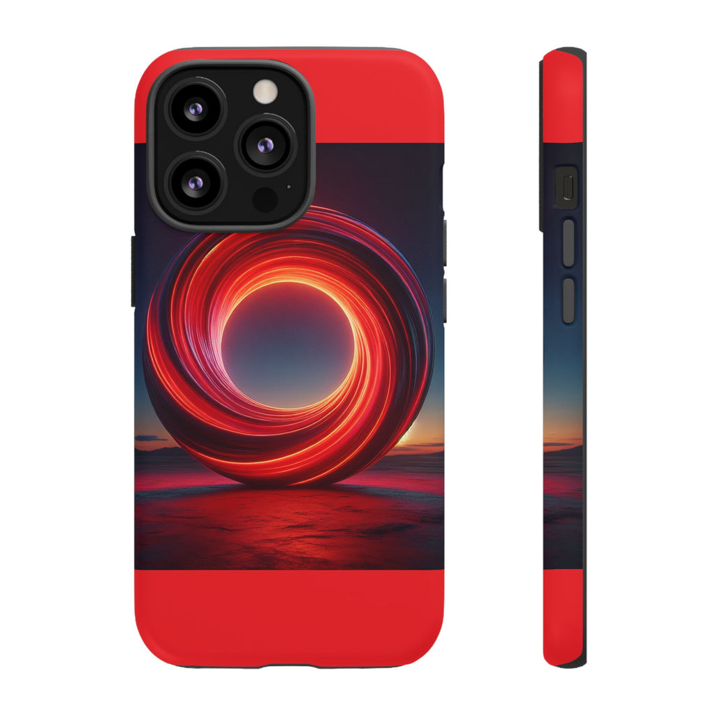 Vibrant Phone Case with Abstract Design, Tough Cases for Tech Lovers, Sleek Protection, Gift for Friends, Customizable Mobile Accessory