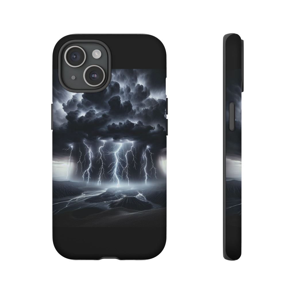 Tough Cases for the Bold: Stormy Thunder Phone Case, Lightning Protection, Durable Cover for Adventurers, Unique Gift for Nature [...]