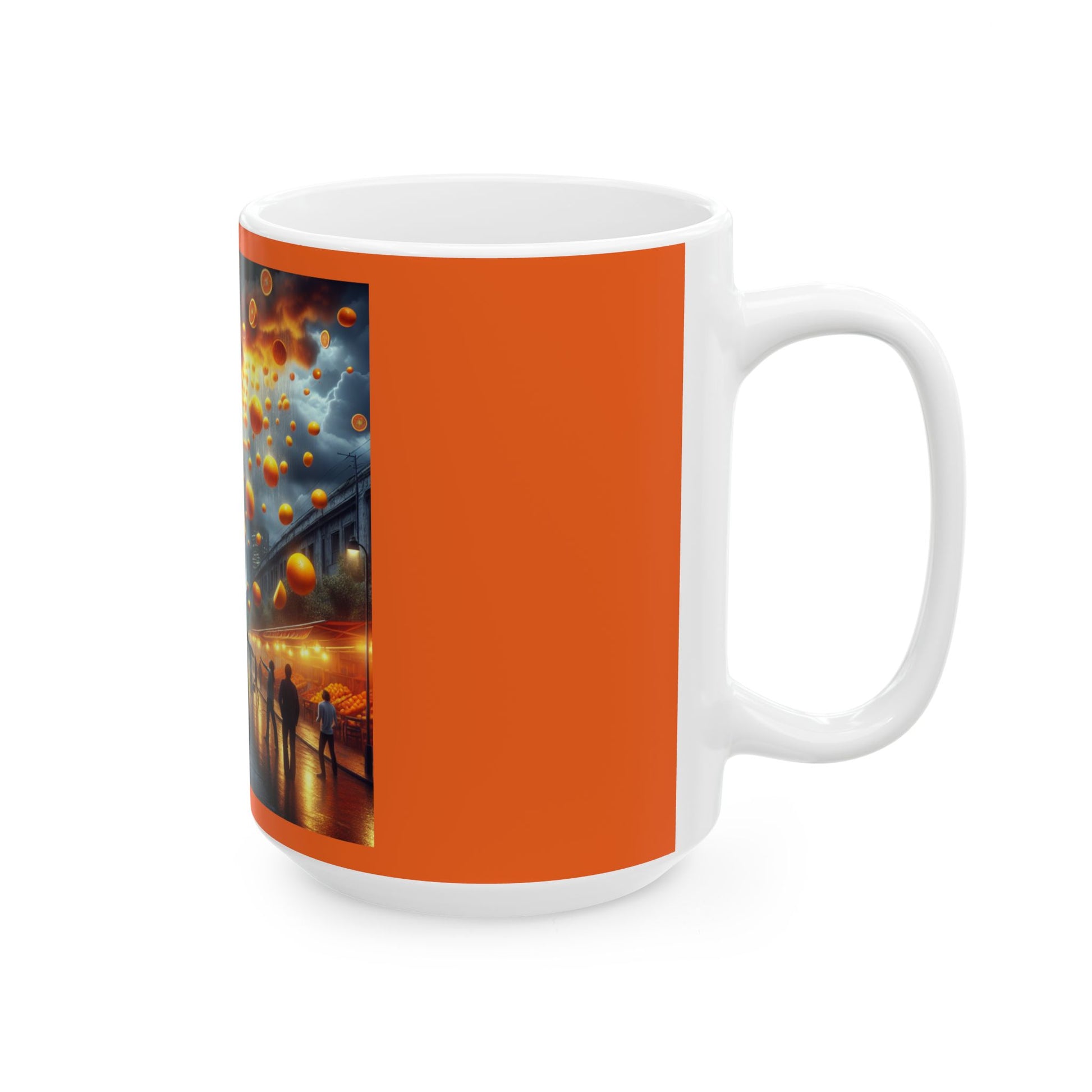 Ceramic Mug with Stunning Skyline Design - Perfect for Coffee Lovers, Gift for Friends, Home Decor, Unique Art Mug, Urban Vibe