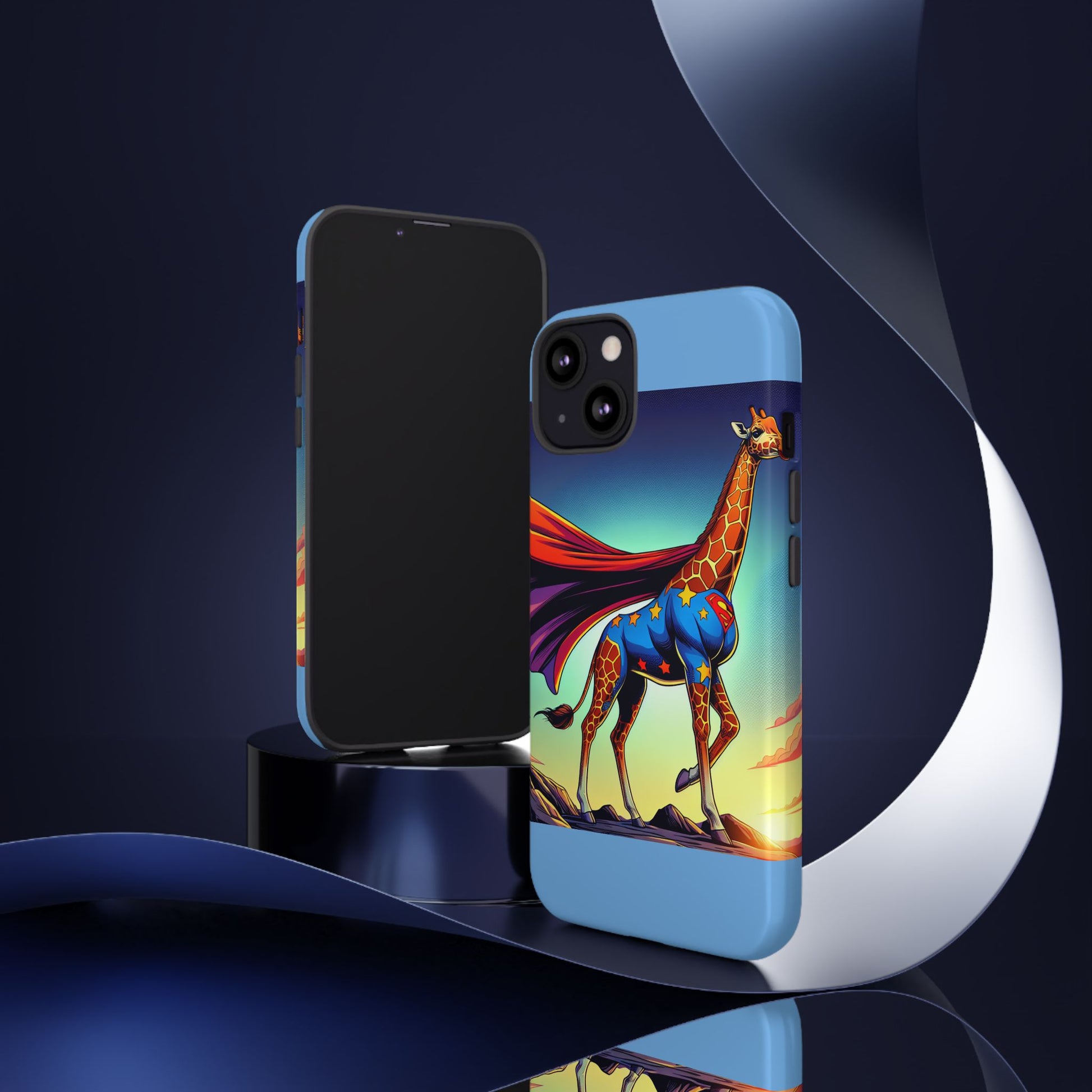 Superhero Giraffe Phone Case | Tough Cases, Unique Gifts, Animal Lover Accessories, Fun Tech Protectors, Cute Phone Covers, Birthday Gift