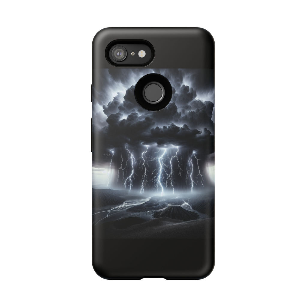 Tough Cases for the Bold: Stormy Thunder Phone Case, Lightning Protection, Durable Cover for Adventurers, Unique Gift for Nature [...]