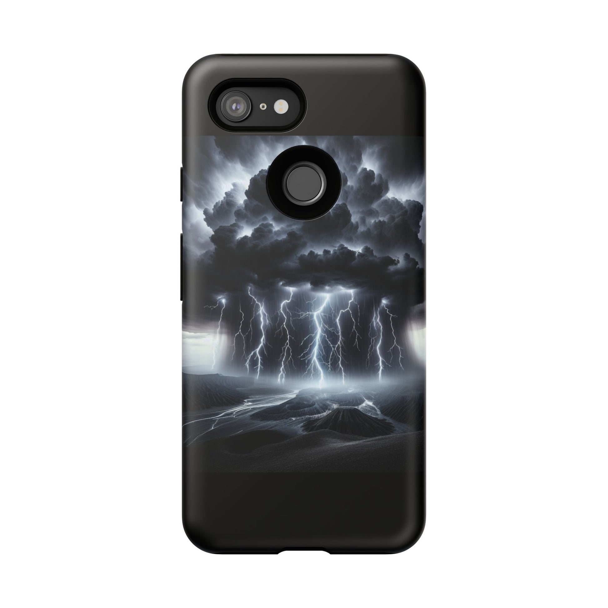 Tough Cases for the Bold: Stormy Thunder Phone Case, Lightning Protection, Durable Cover for Adventurers, Unique Gift for Nature [...]