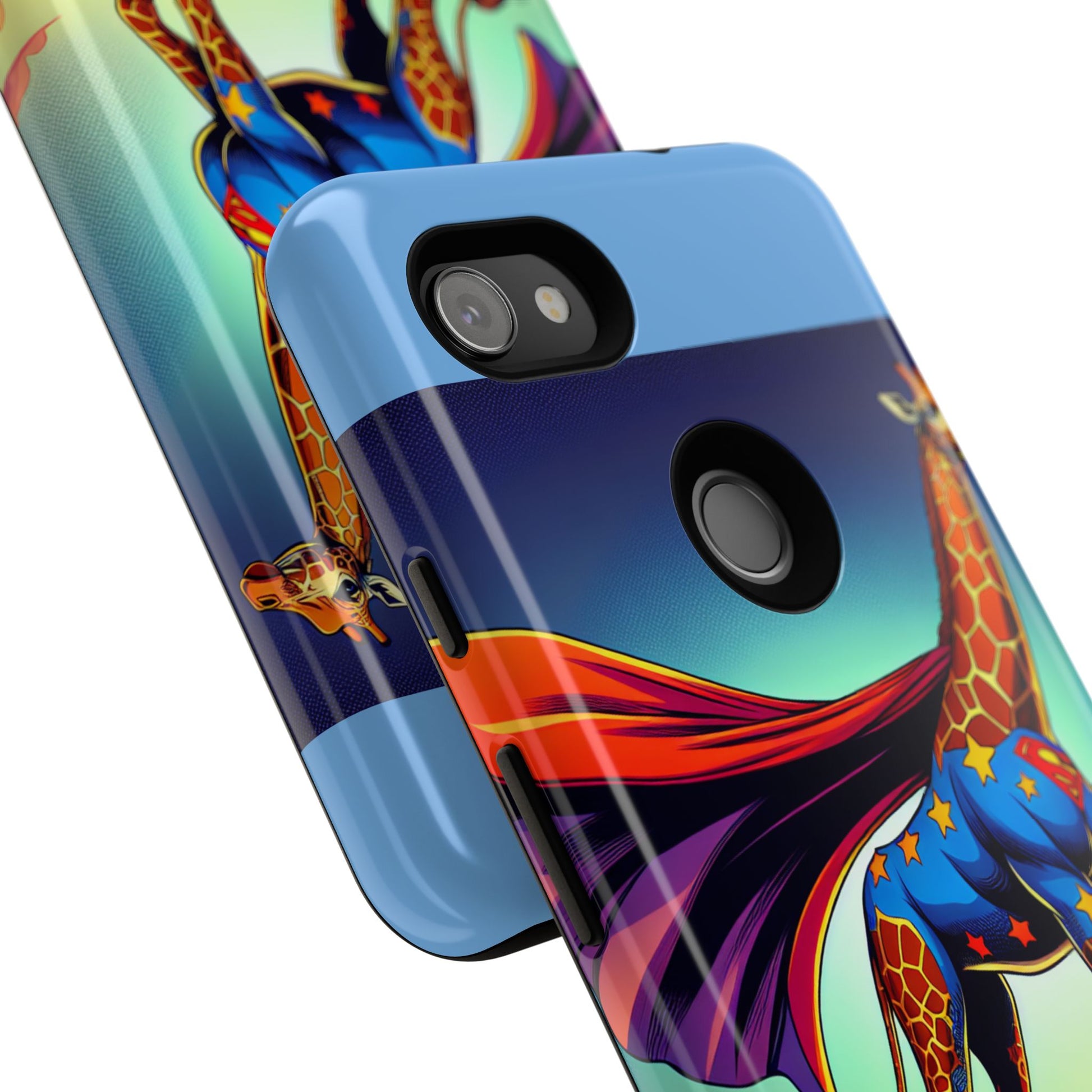 Superhero Giraffe Phone Case | Tough Cases, Unique Gifts, Animal Lover Accessories, Fun Tech Protectors, Cute Phone Covers, Birthday Gift