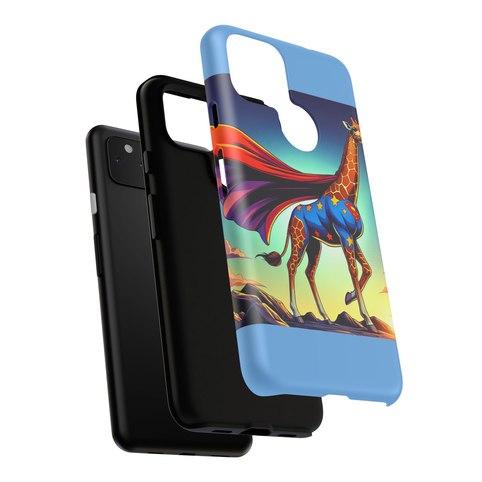 Superhero Giraffe Phone Case | Tough Cases, Unique Gifts, Animal Lover Accessories, Fun Tech Protectors, Cute Phone Covers, Birthday Gift