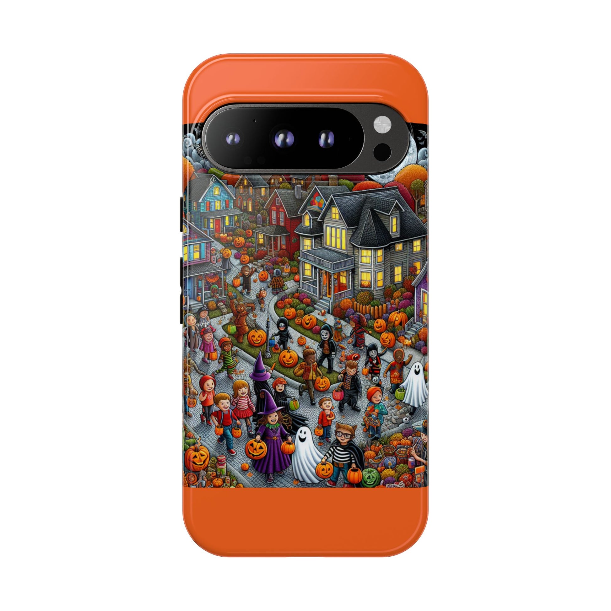 Halloween Phone Case, Tough Cases for Spooky Season, Fall Decor, Trick or Treat, Pumpkin Lovers, Ghost Design