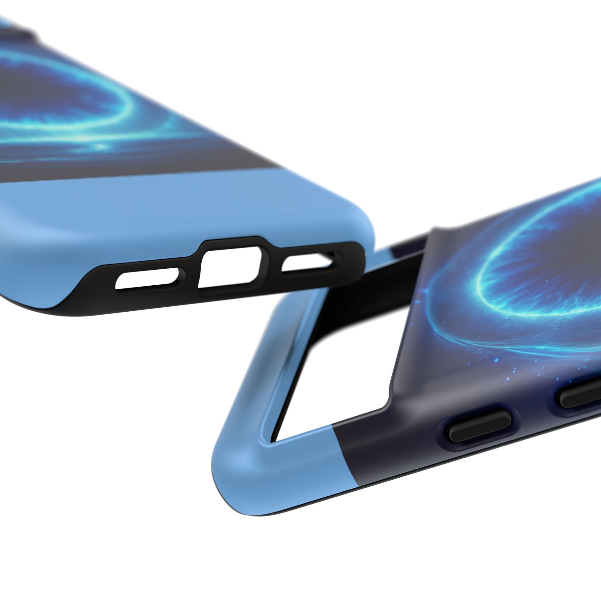Blue Galaxy Phone Case, Tough Phone Cover, Cosmic Protection Case, Space Design, Gift for Space Lovers