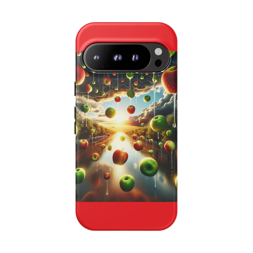 Vibrant Phone Case with Artistic Apple Design, Unique Gift for Art Lovers, Trendy Accessory for Any Occasion, Stylish Smartphone Cover