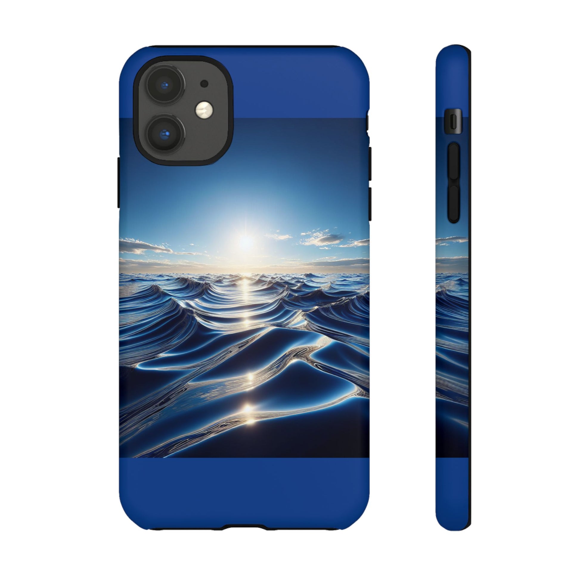 Ocean Wave Phone Case, Tough Phone Cover, Stylish Cell Case, Gift for Beach Lovers, Customizable Phone Accessory