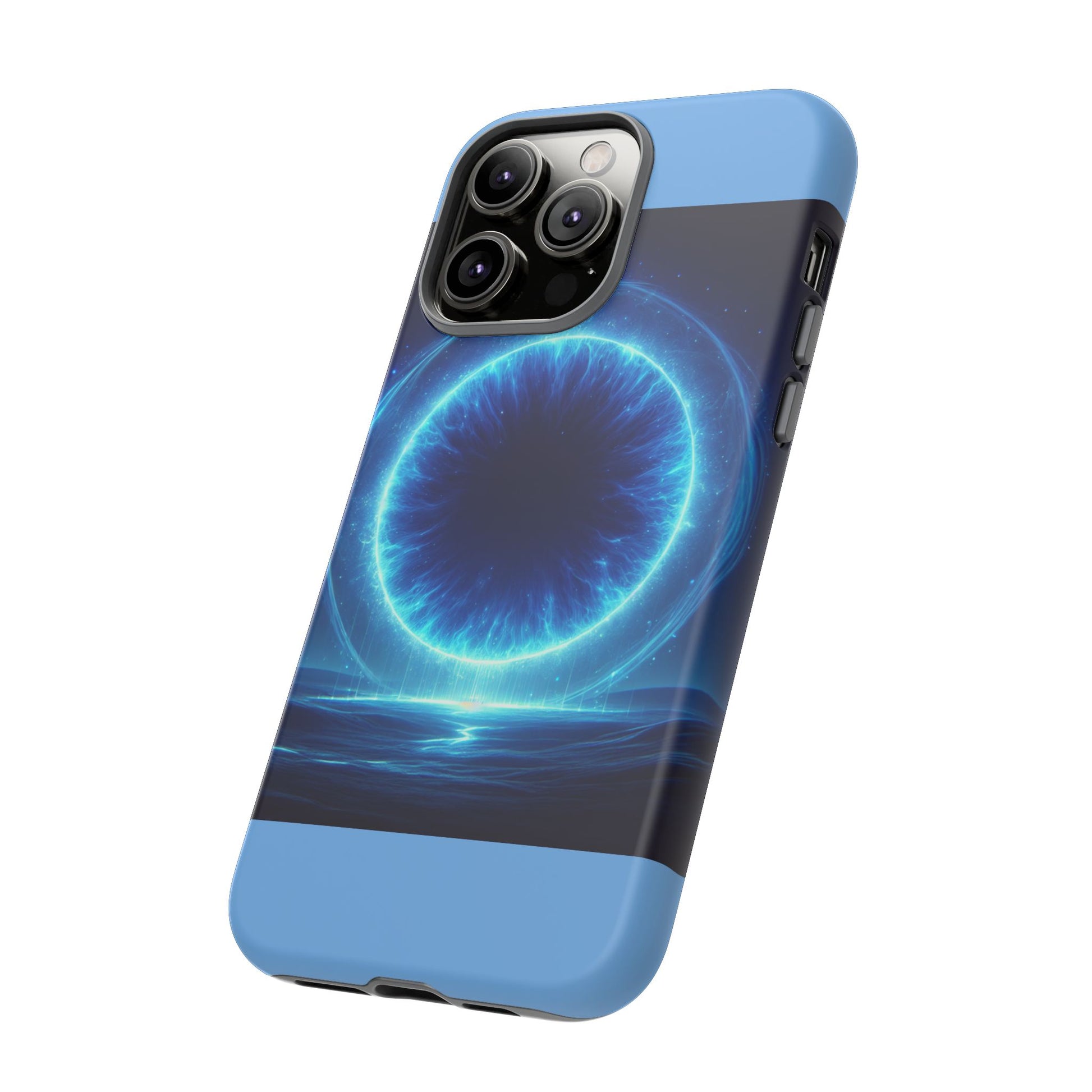 Blue Galaxy Phone Case, Tough Phone Cover, Cosmic Protection Case, Space Design, Gift for Space Lovers
