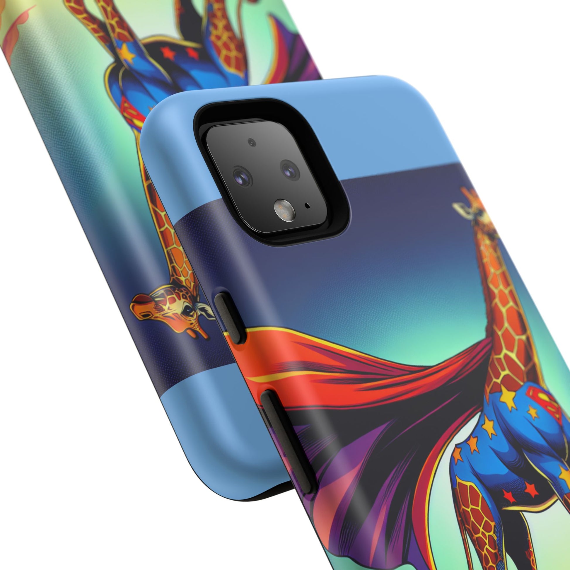 Superhero Giraffe Phone Case | Tough Cases, Unique Gifts, Animal Lover Accessories, Fun Tech Protectors, Cute Phone Covers, Birthday Gift