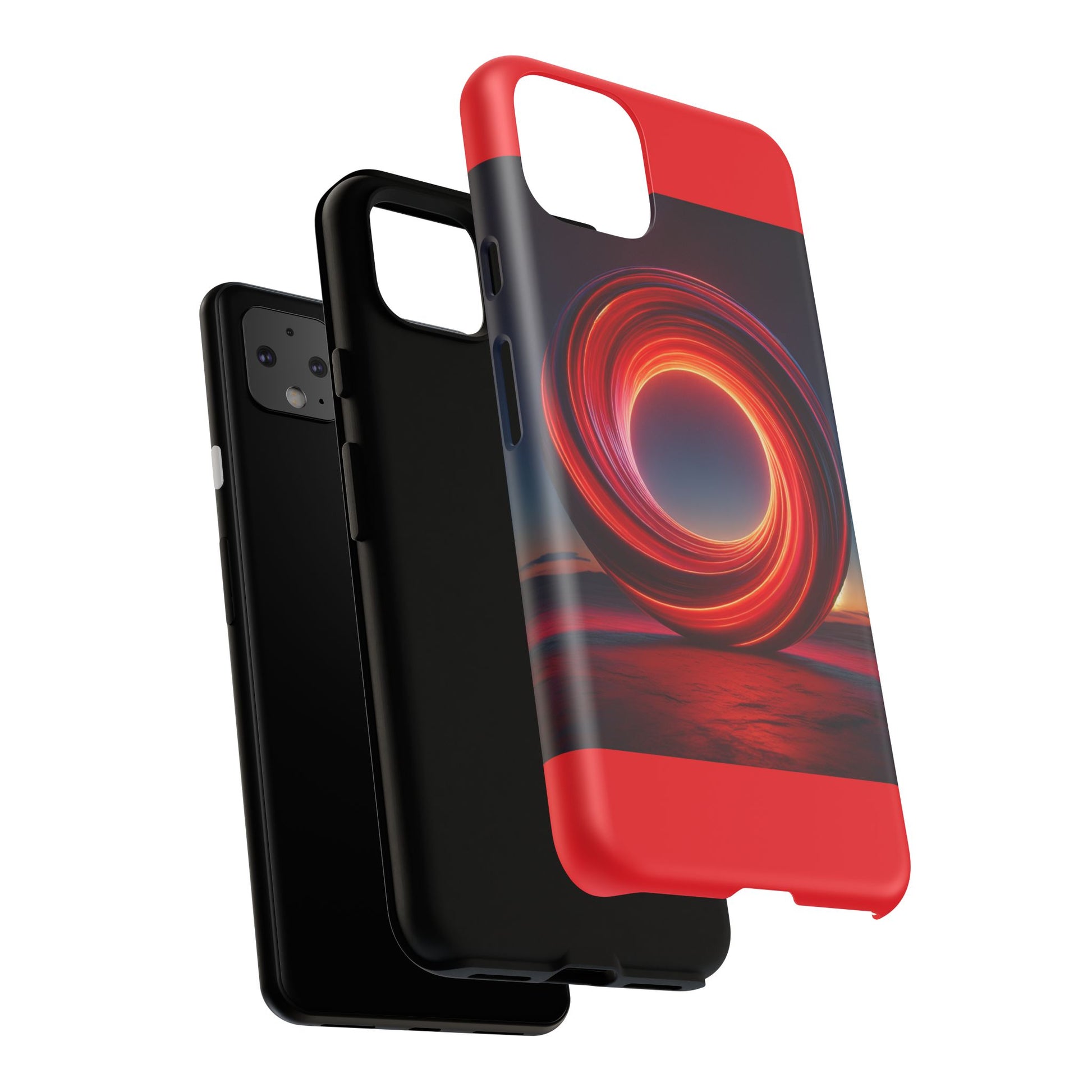 Vibrant Phone Case with Abstract Design, Tough Cases for Tech Lovers, Sleek Protection, Gift for Friends, Customizable Mobile Accessory
